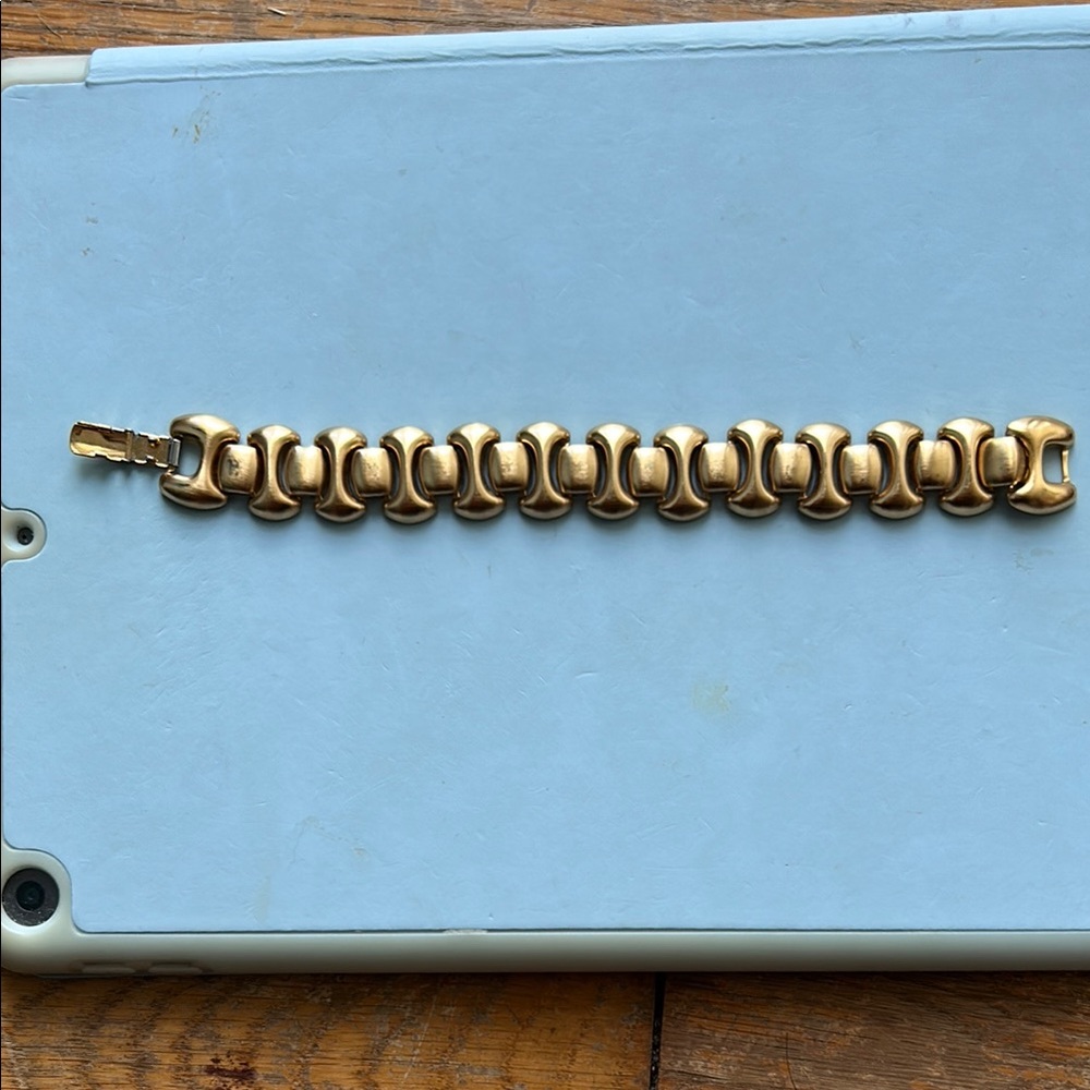Monet Gold-Tone Link Bracelet